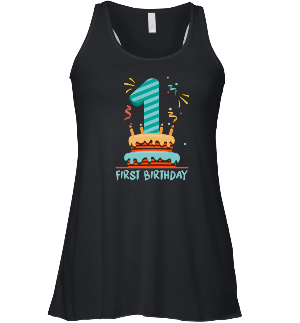 Birthday Baby - 1st Birthday Women's Flowy Tank Top