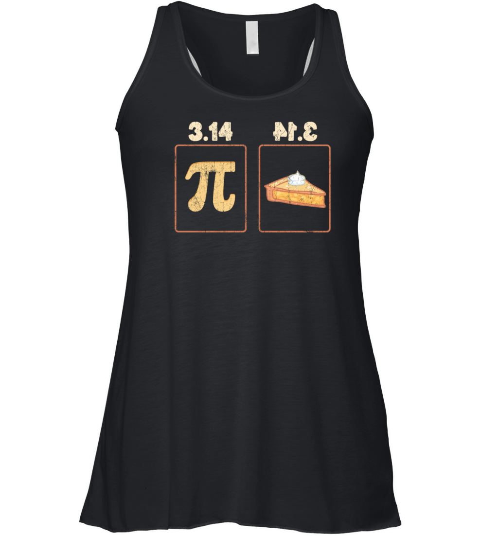 Vintage Pi Day Pi Equals Pie Women's Flowy Tank Top