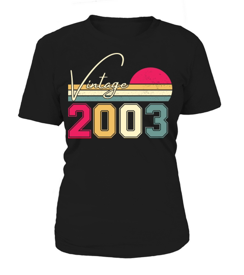 Birthday  Vintage Classic Born In 2003 Women's T-Shirt