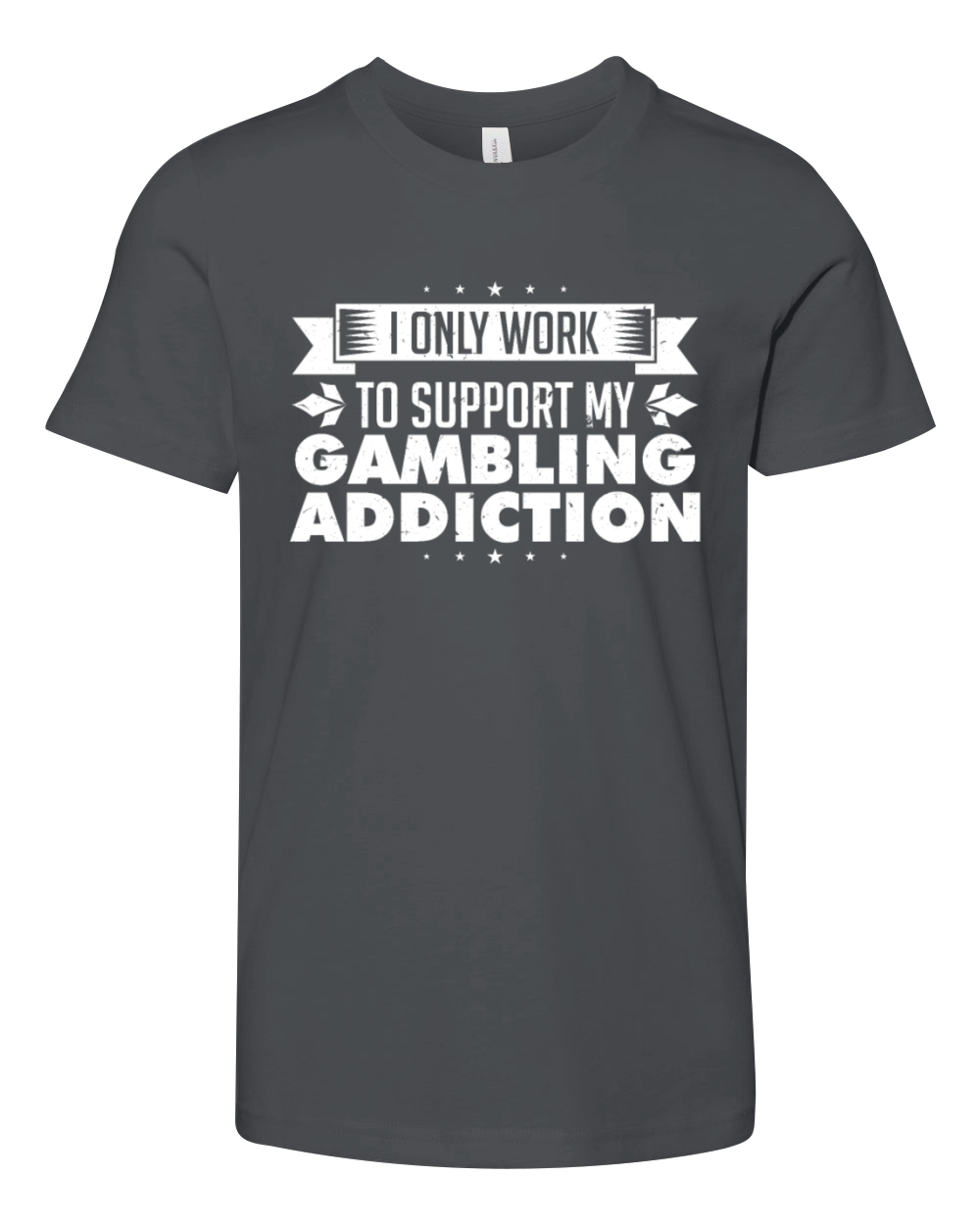 Gamble Casino lasvegas lucky poker giftidea cards Youth Unisex Jersey Tee