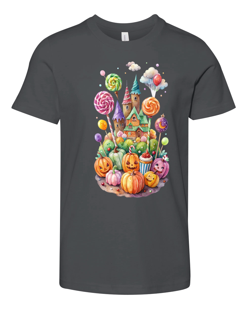 Halloween Cute Holiday Youth Unisex Jersey Tee