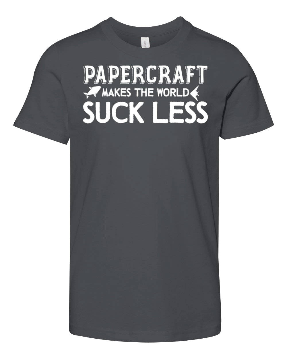 Papercraft Joke Origami Artwork Paper Cardmaking Youth Unisex Jersey Tee