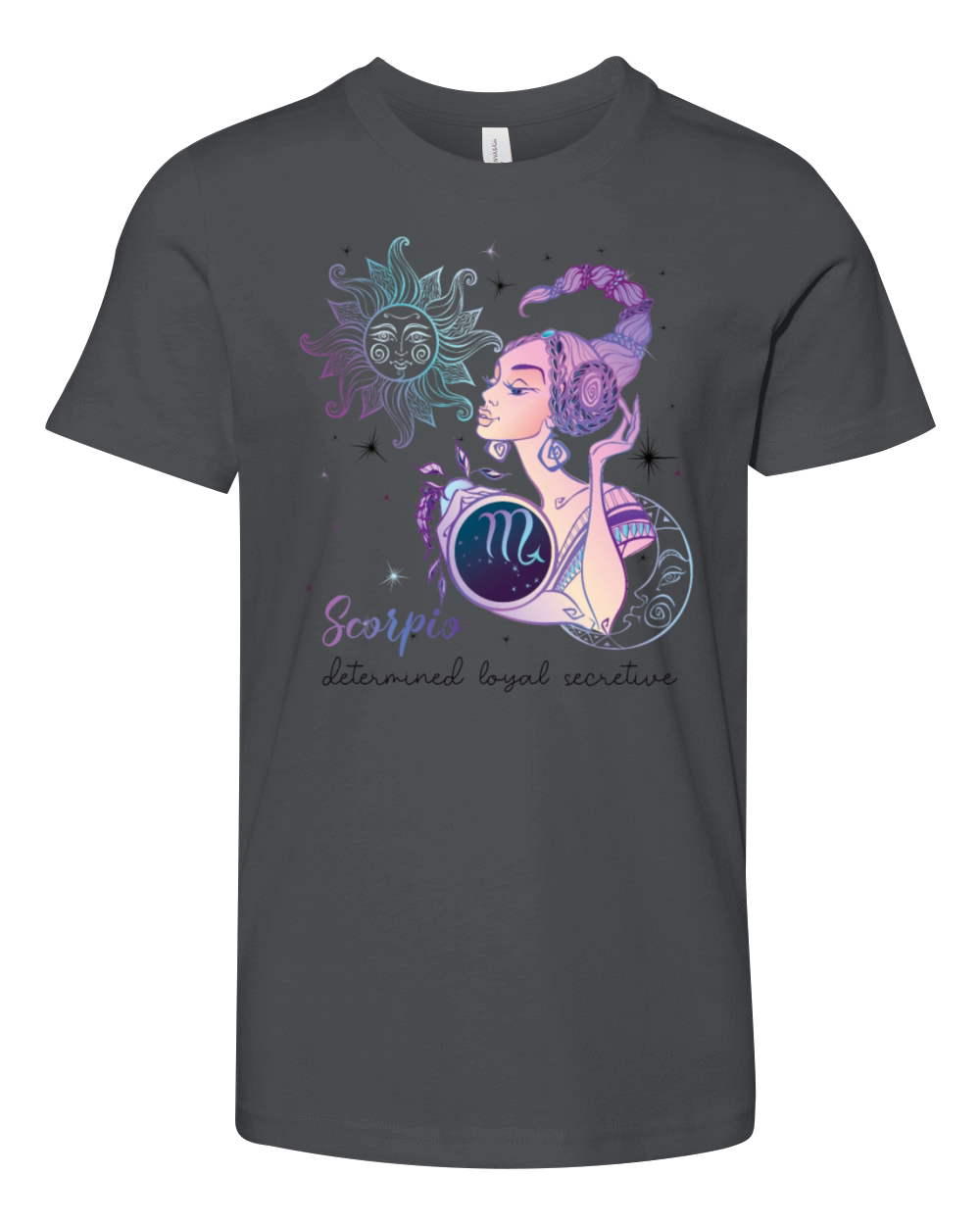 Scorpio Zodiac Sign Birthday Gifts Horoscope Woman Youth Unisex Jersey Tee