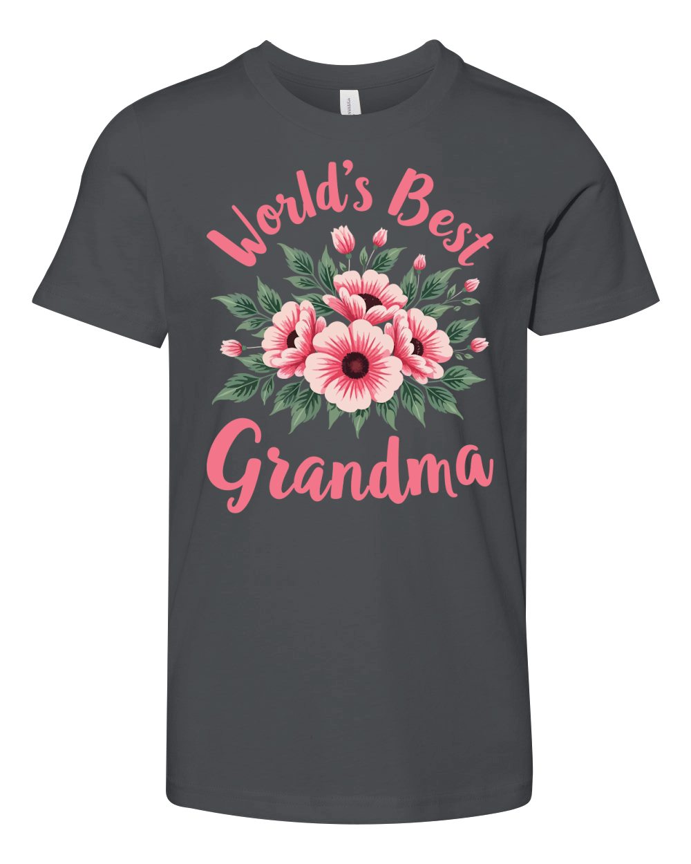 Worlds best grandma Youth Unisex Jersey Tee