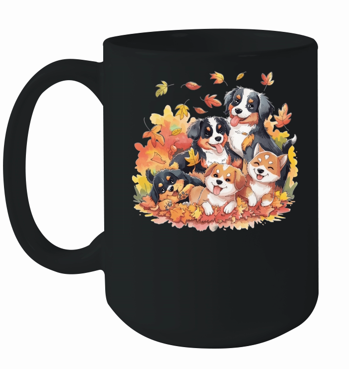 Dog Watercolor Bundle 04 Ceramic Mug