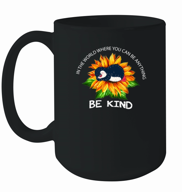 In A World Where You Can Be Anything Be Kind Pengu Ceramic Mug