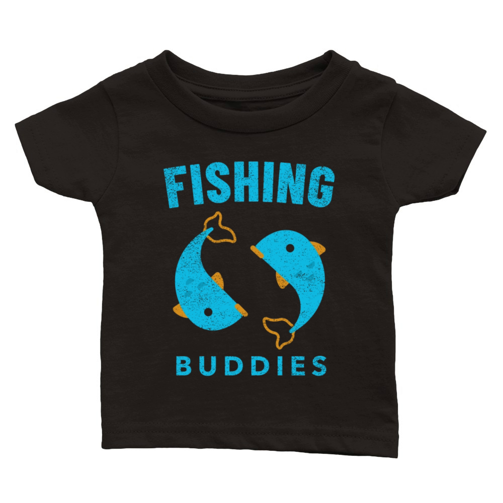 Fishing Buddies Classic Baby Crewneck T-shirt