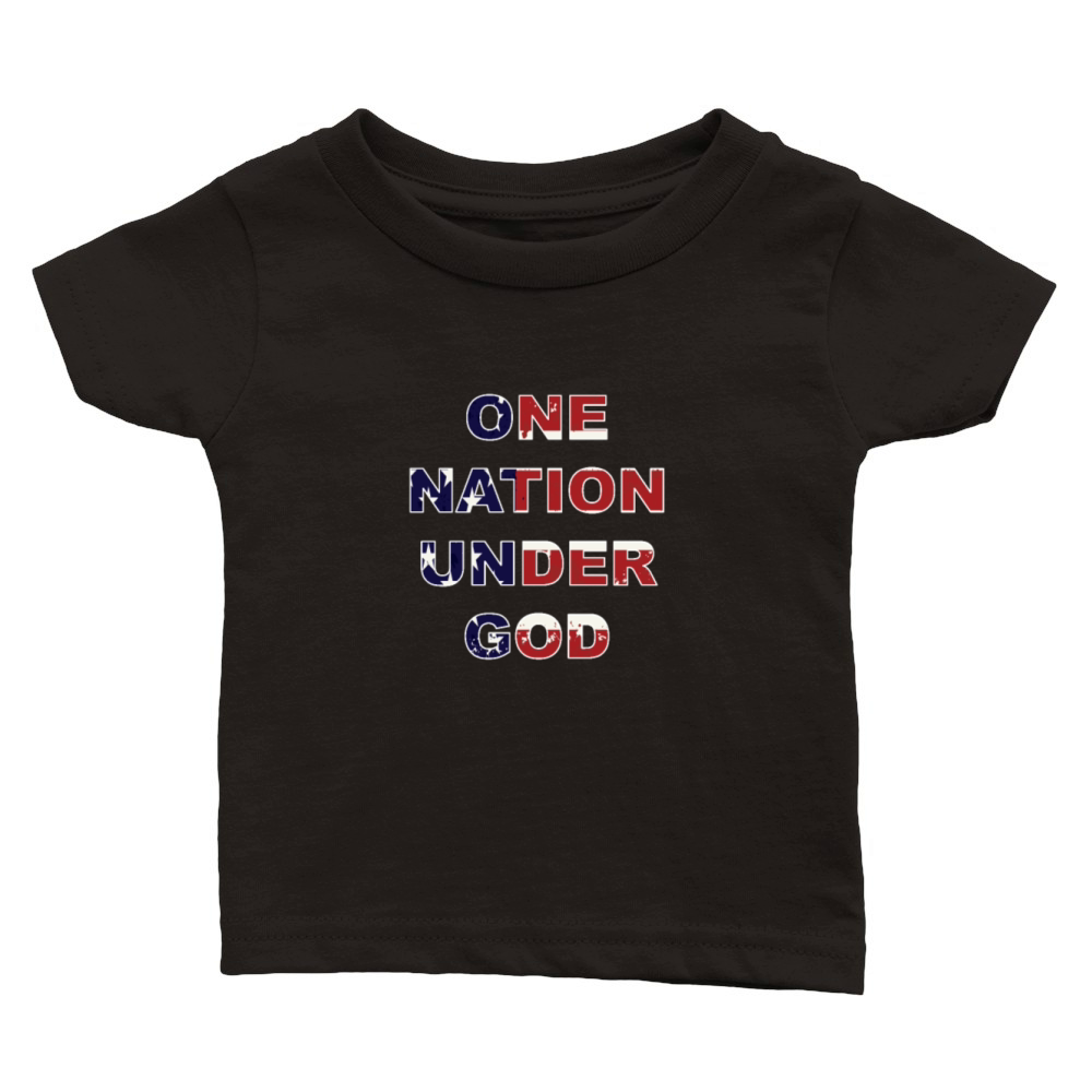 One Nation Under God Classic Baby Crewneck T-shirt