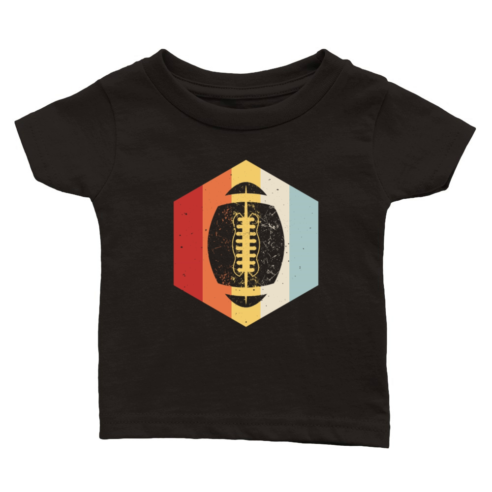Retro Vintage Rugby Classic Baby Crewneck T-shirt