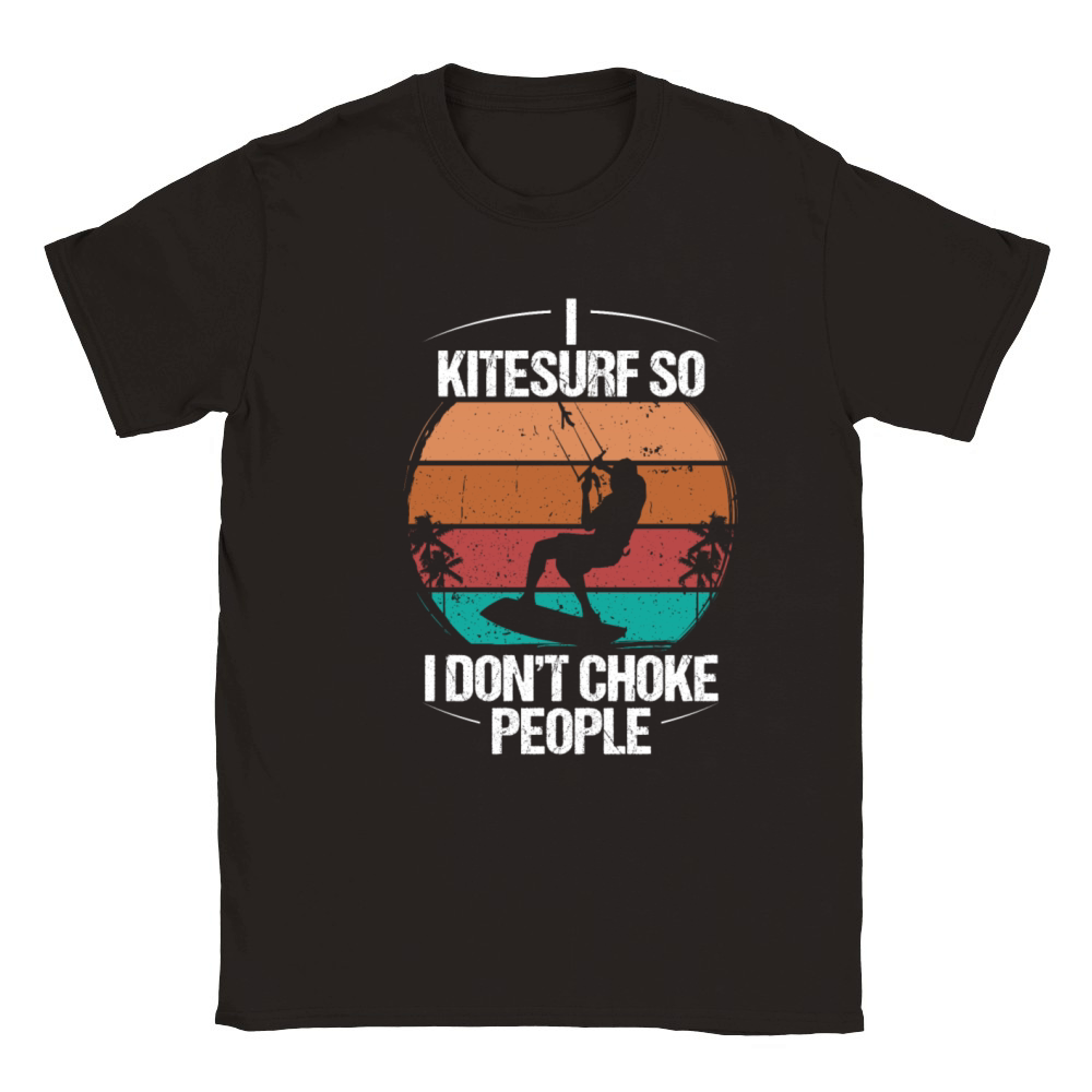 Kitesurfer Kiteboarder Kitesurfing Kite 7m Wind Classic Kids Crewneck T-shirt