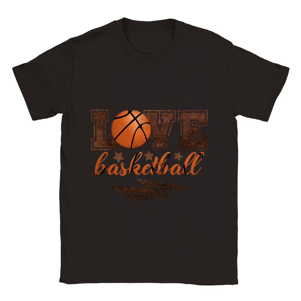 Love basketball  ball 02 Classic Kids Crewneck T-shirt