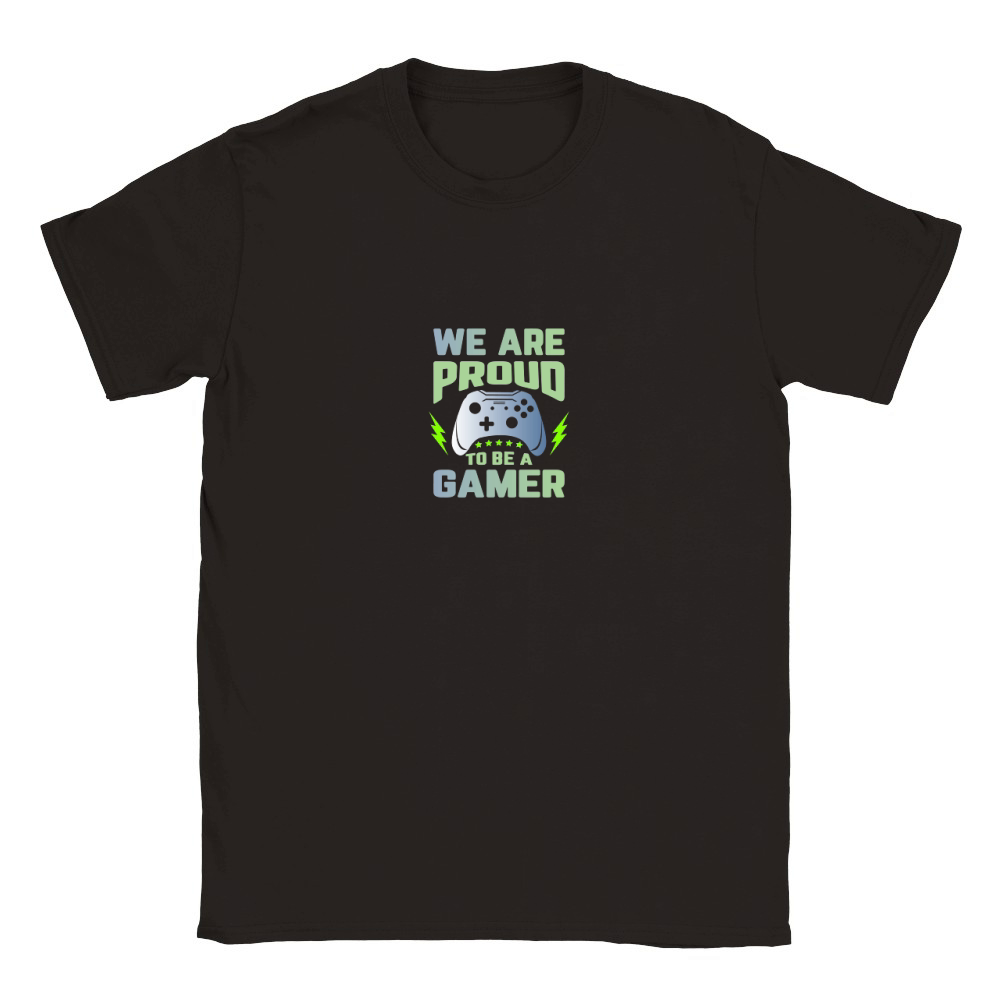 We are proud to be a gamer Classic Kids Crewneck T-shirt