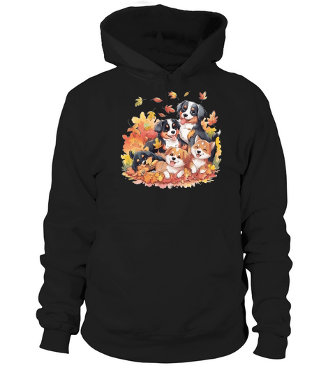 Dog Watercolor Bundle 04 Hoodie Unisex
