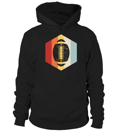 Retro Vintage Rugby Hoodie Unisex
