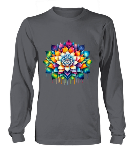Colorful Mandala Yoga Long sleeved Unisex