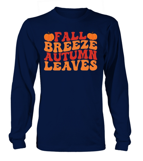 Fall breeze autumn leaver Long sleeved Unisex