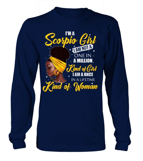 IM A SCORPIO GIRL Long sleeved Unisex