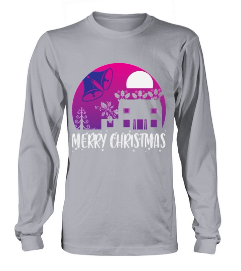 Merry Christmas Christmas Holiday Long sleeved Unisex