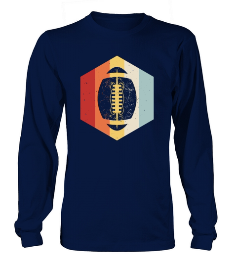 Retro Vintage Rugby Long sleeved Unisex