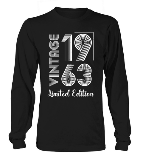 Vintage 1963 Limited Edition Long sleeved Unisex