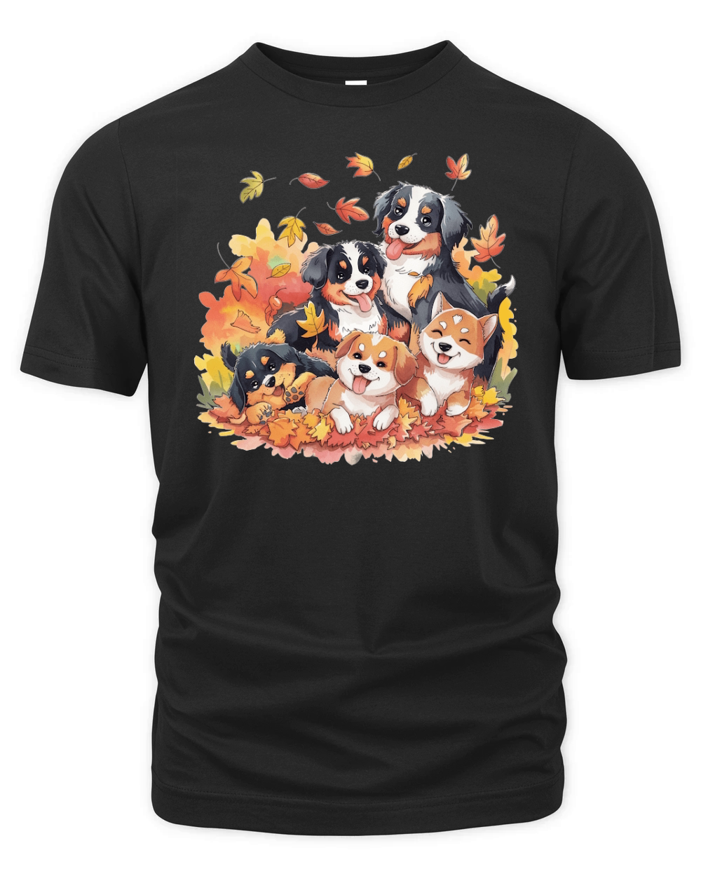 Dog Watercolor Bundle 04 Organic Unisex T-shirt