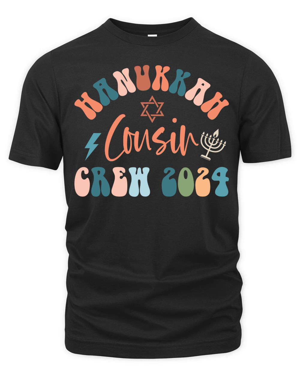 Hanukkah Cousin Crew 2024 10 Organic Unisex T-shirt