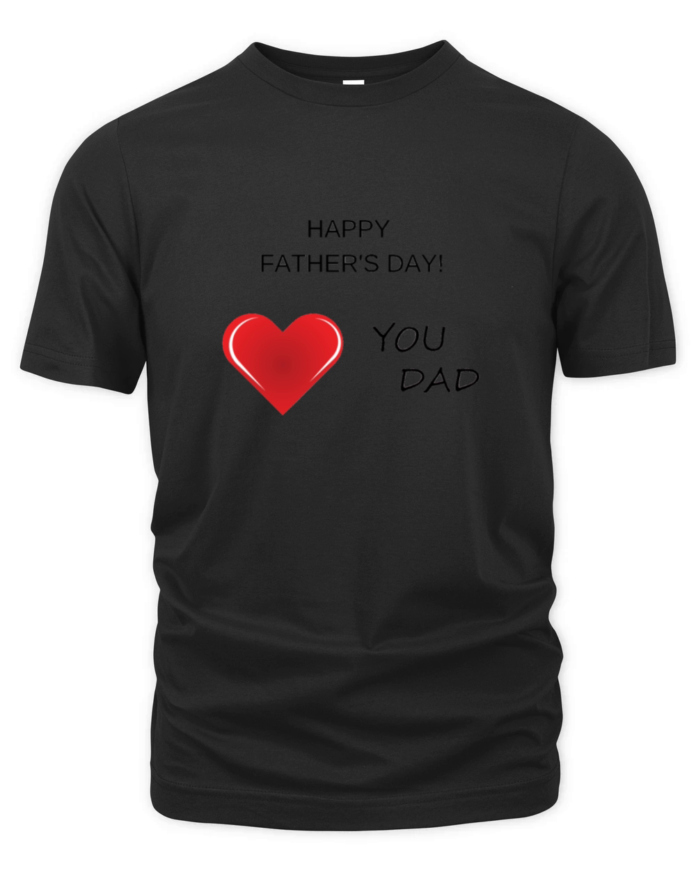 Happy Fathers Day Design Organic Unisex T-shirt
