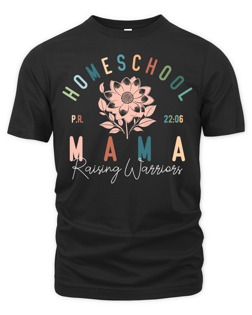 Homeschool Mama Raising Warriors Organic Unisex T-shirt