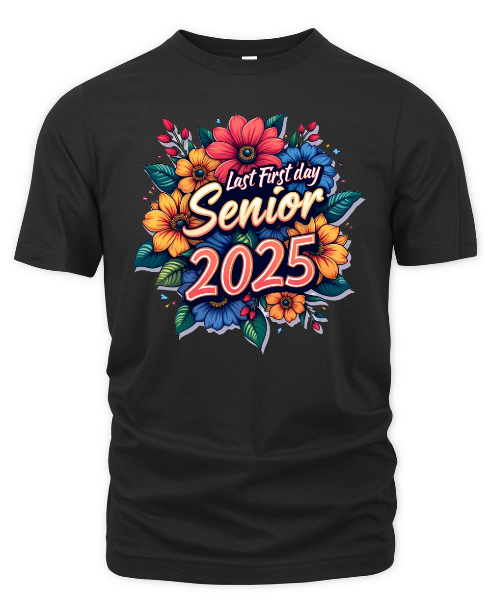 Last First Day Senior 2025 Organic Unisex T-shirt
