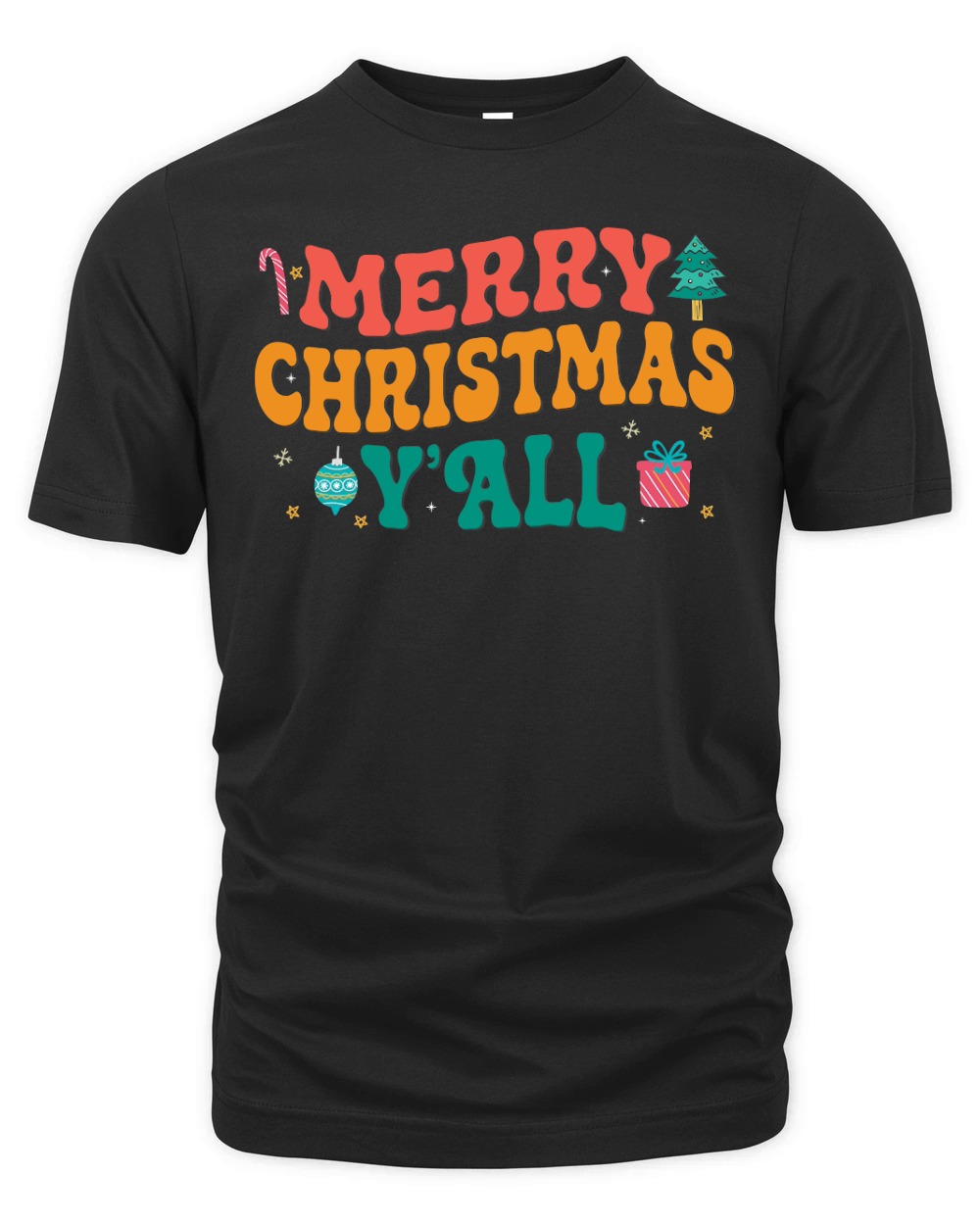 Merry Christmas yall 02 Organic Unisex T-shirt