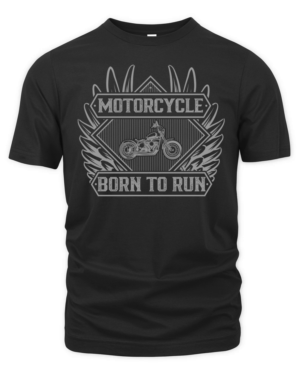Motorcycle born to run Organic Unisex T-shirt
