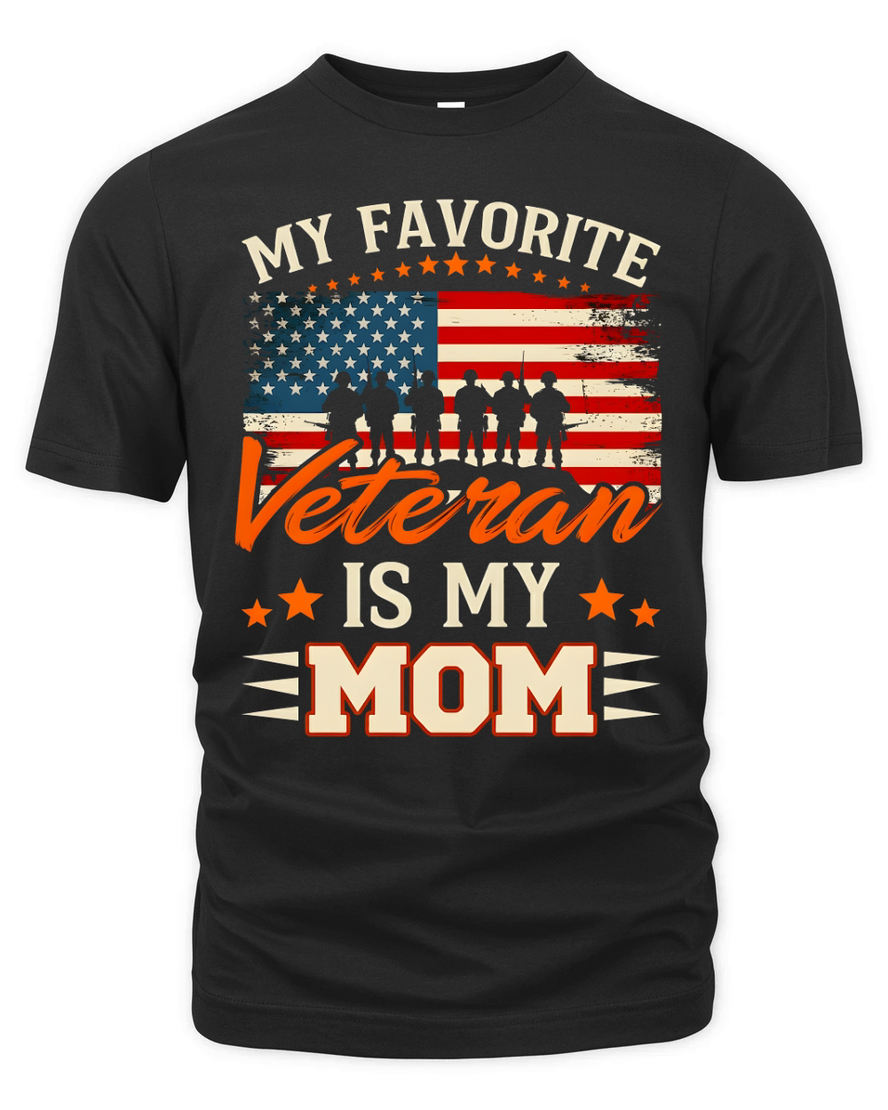 My favorite Veteran Is My Mom 02 Organic Unisex T-shirt