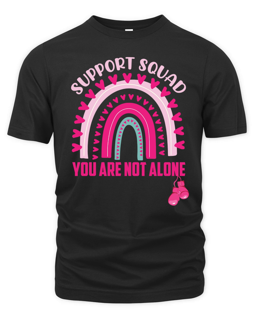 Suppport squad you are not alone Organic Unisex T-shirt