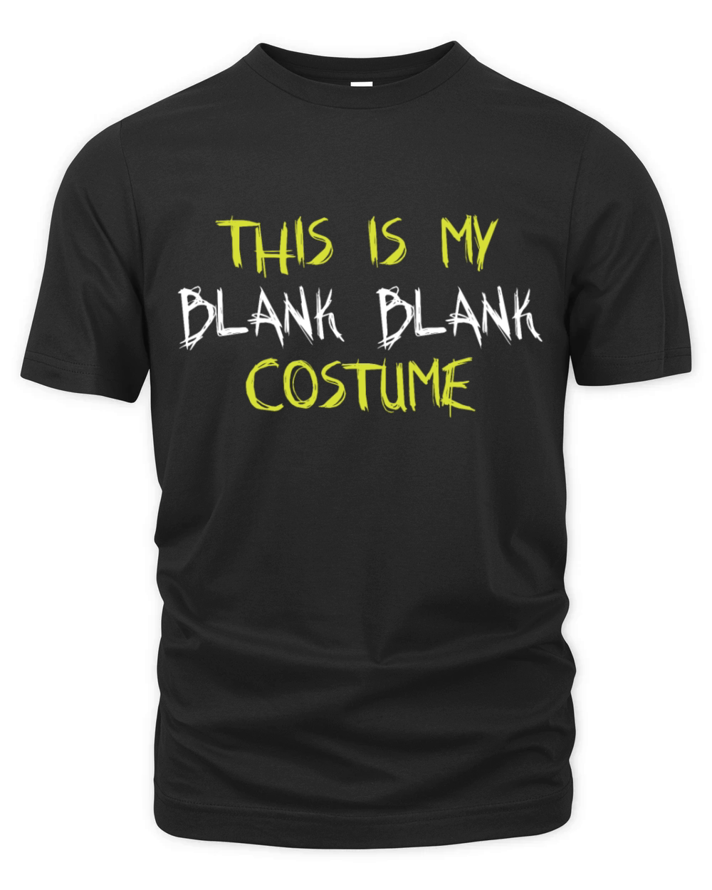 THIS IS MY BLANK BLANK COSTUME Organic Unisex T-shirt