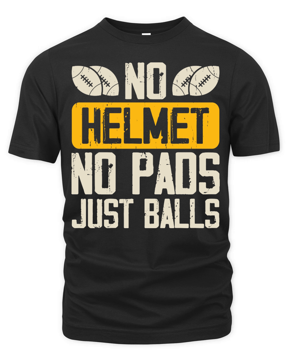Vintage Rugby Player no Helmet no pads just balls Organic Unisex T-shirt