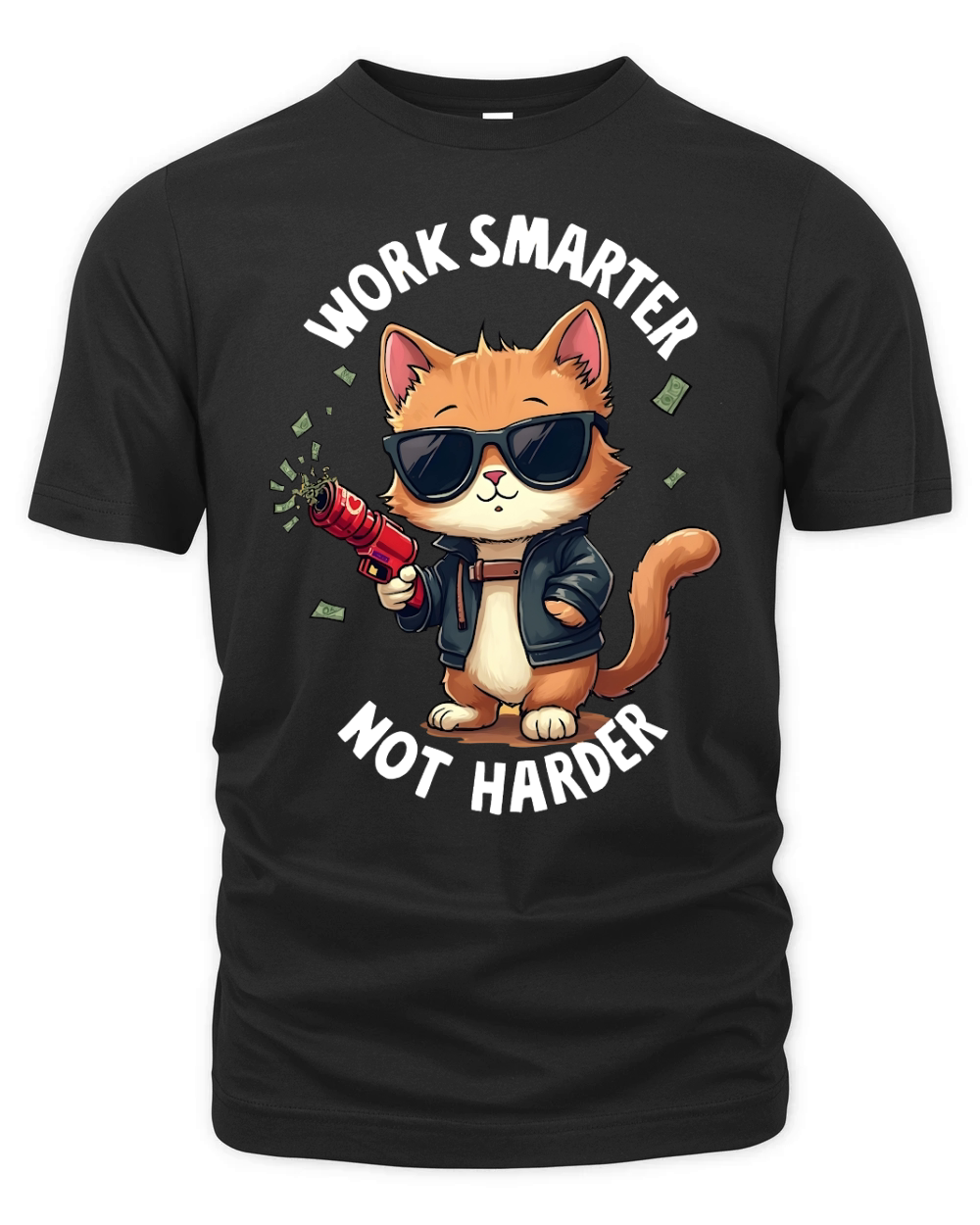 Work Smarter Not Organic Unisex T-shirt