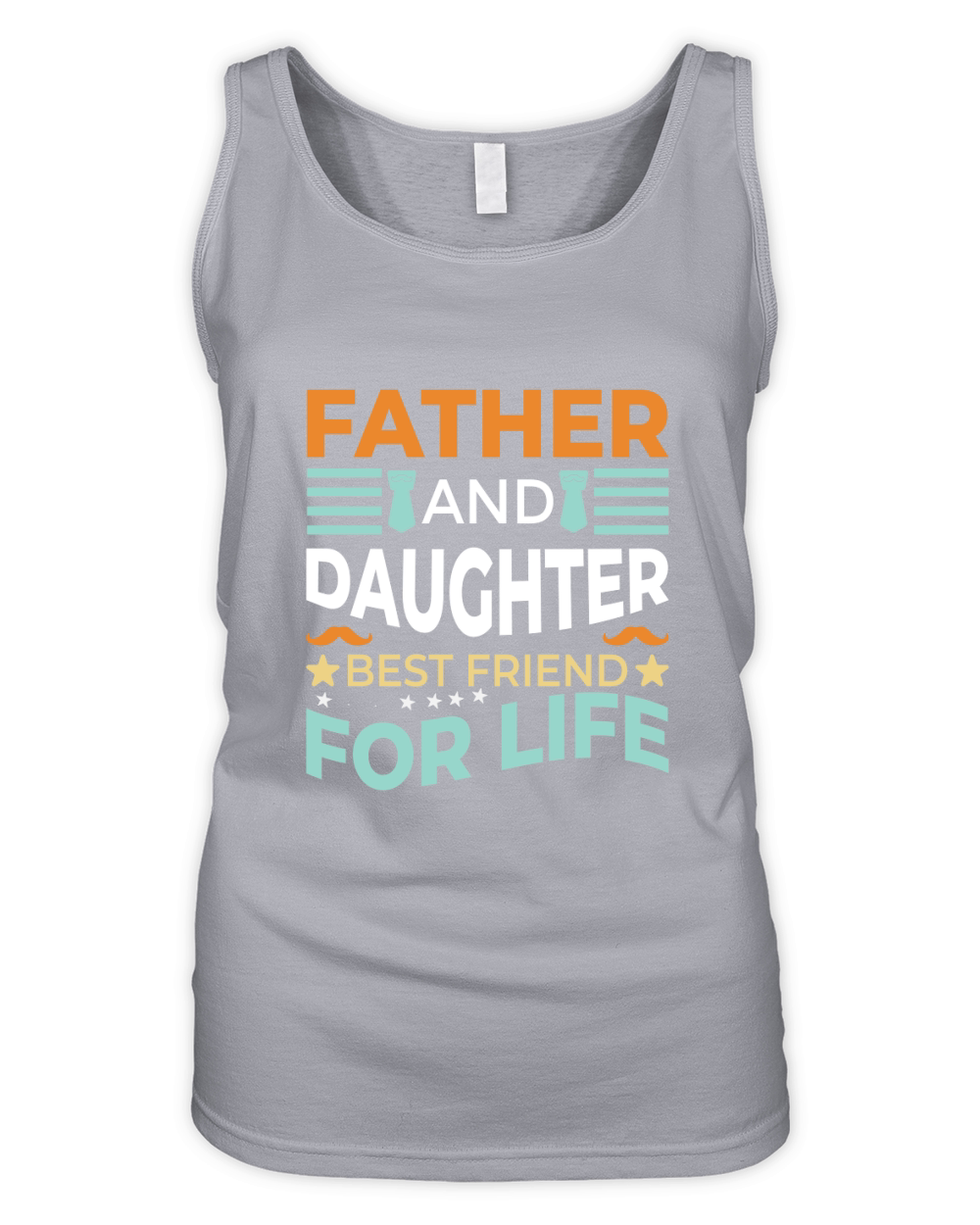 Father and daughter best friend for life Organic Women's Tank Top