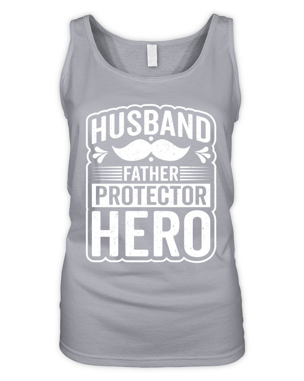 Husband father protector hero 02 Organic Women's Tank Top