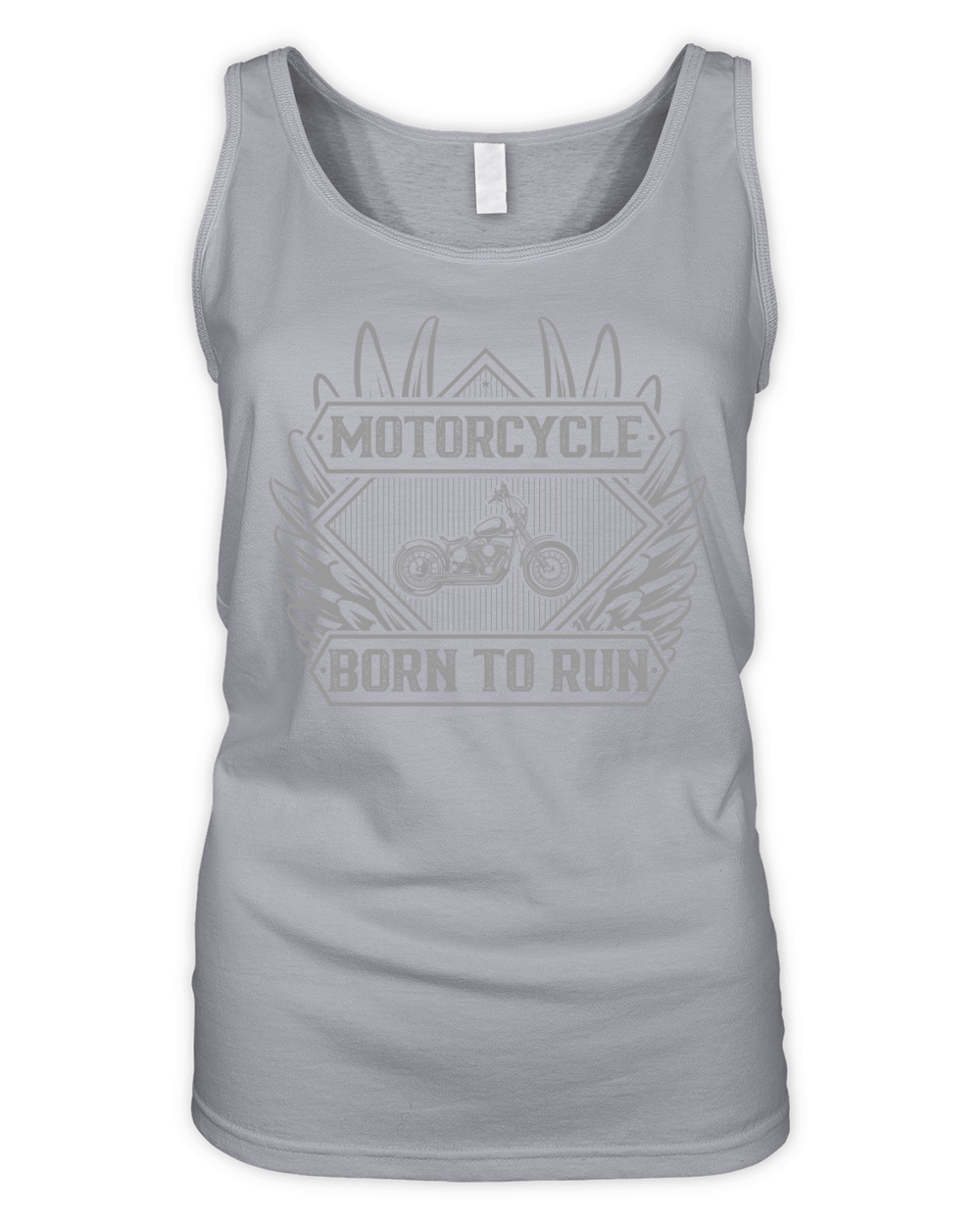 Motorcycle born to run Organic Women's Tank Top