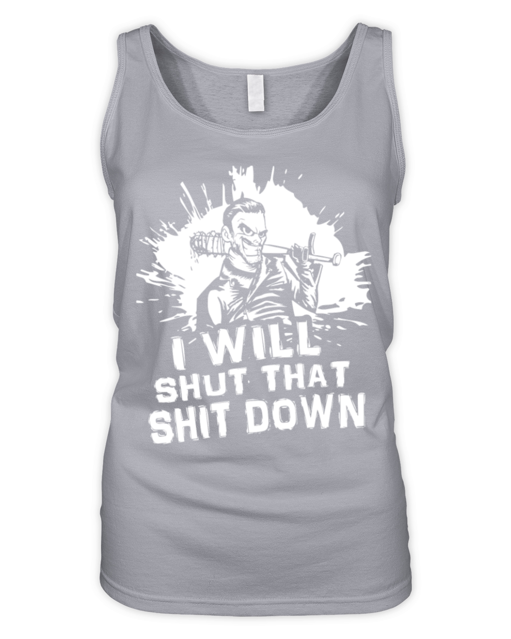 The Walking Zombie Quote Organic Women's Tank Top