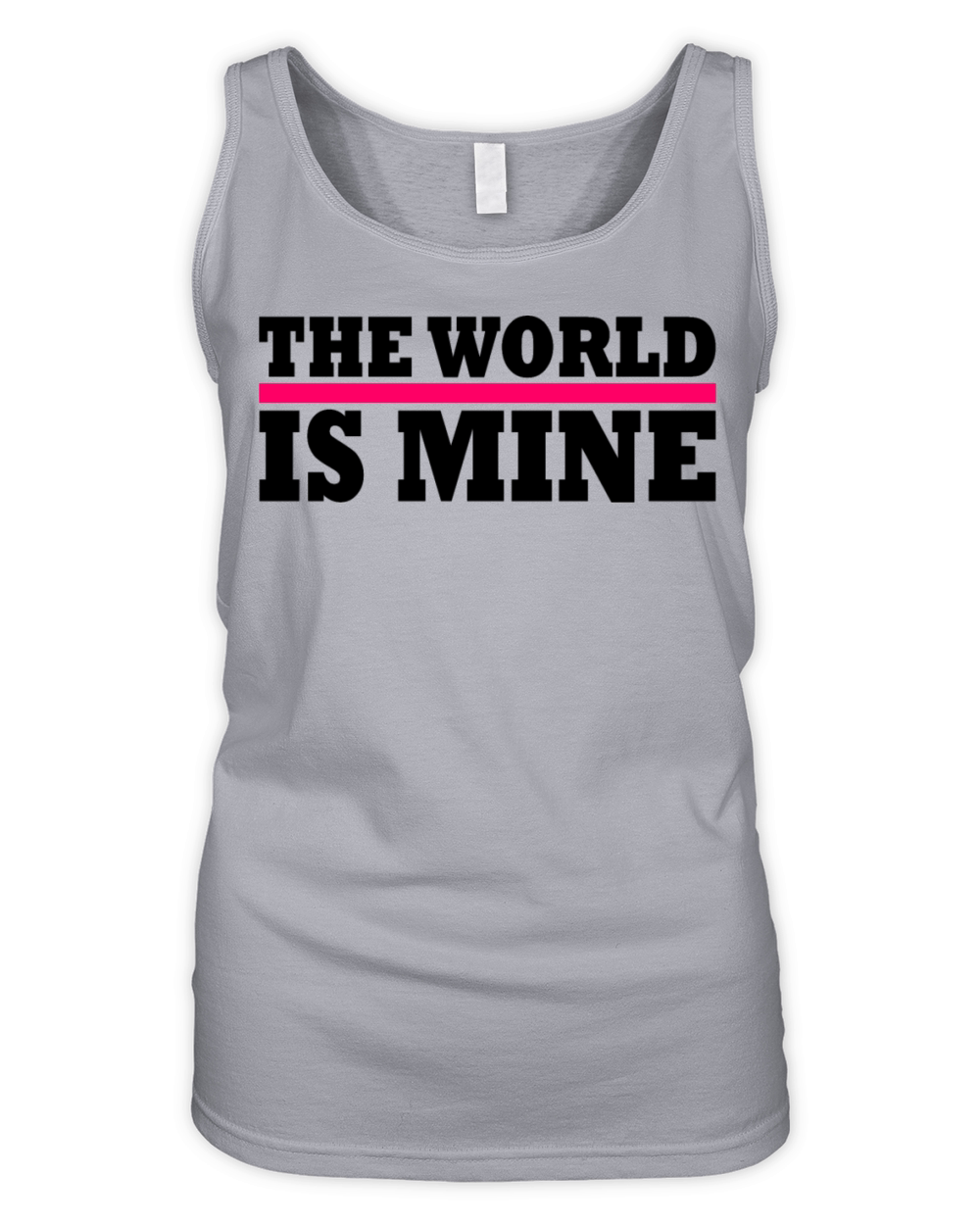 The world is mine Organic Women's Tank Top