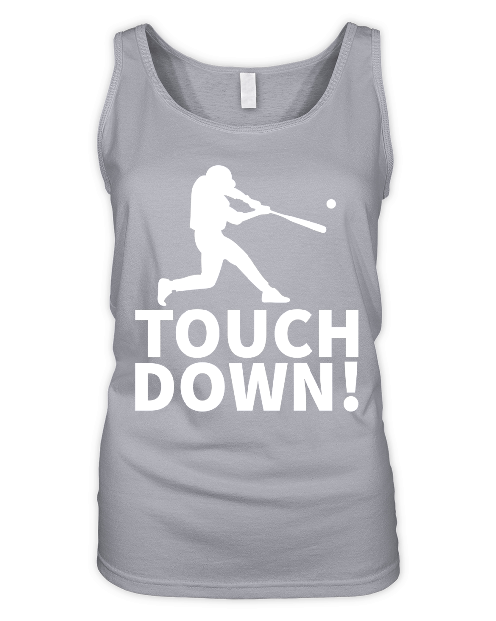 Touchdown! Baseball Football Sports Organic Women's Tank Top