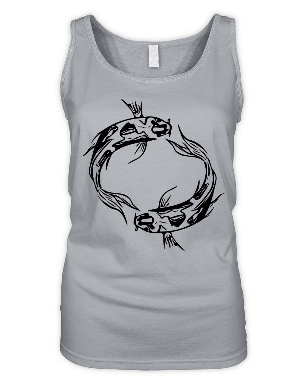 Two Vector Koi Carp Fish Organic Women's Tank Top