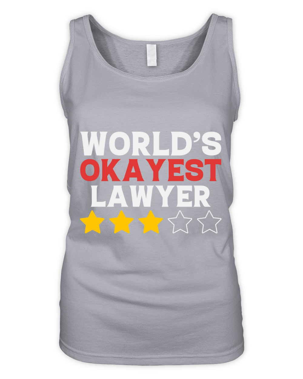 World okayest lawyer Organic Women's Tank Top