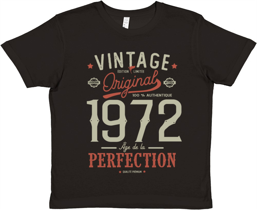 1972 Birthday Sayings 50th Birthday vintage Premium Kids Crewneck T-shirt