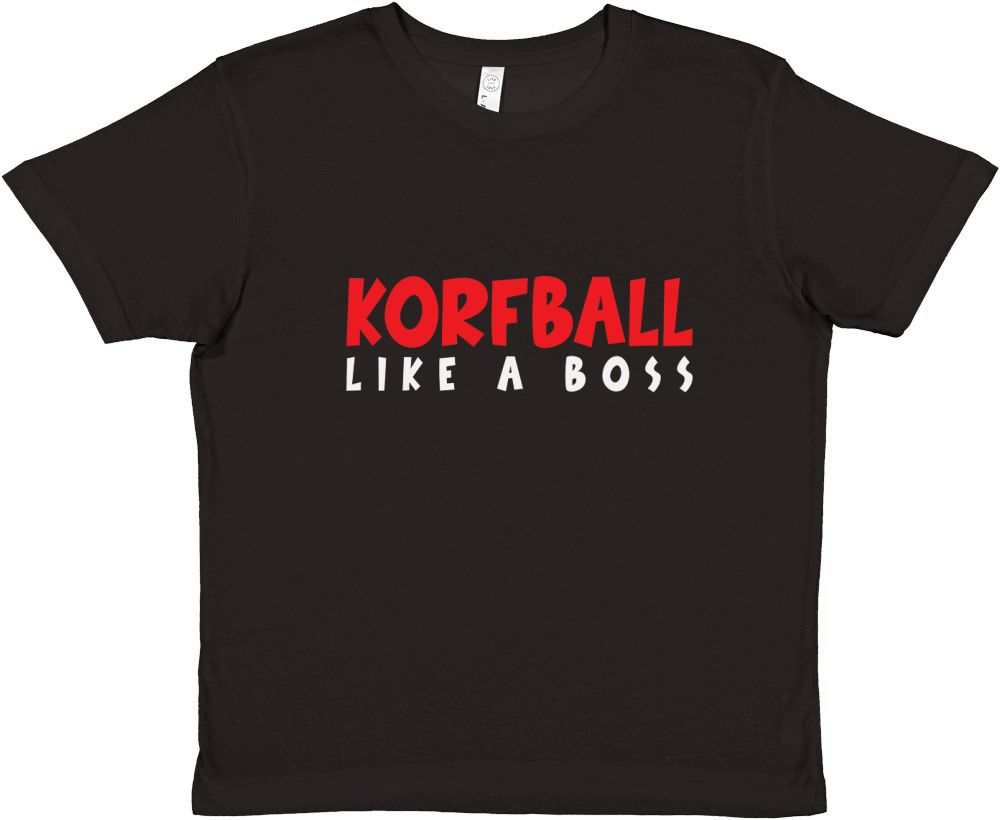 KORFBALL LIKE A BOSS Premium Kids Crewneck T-shirt