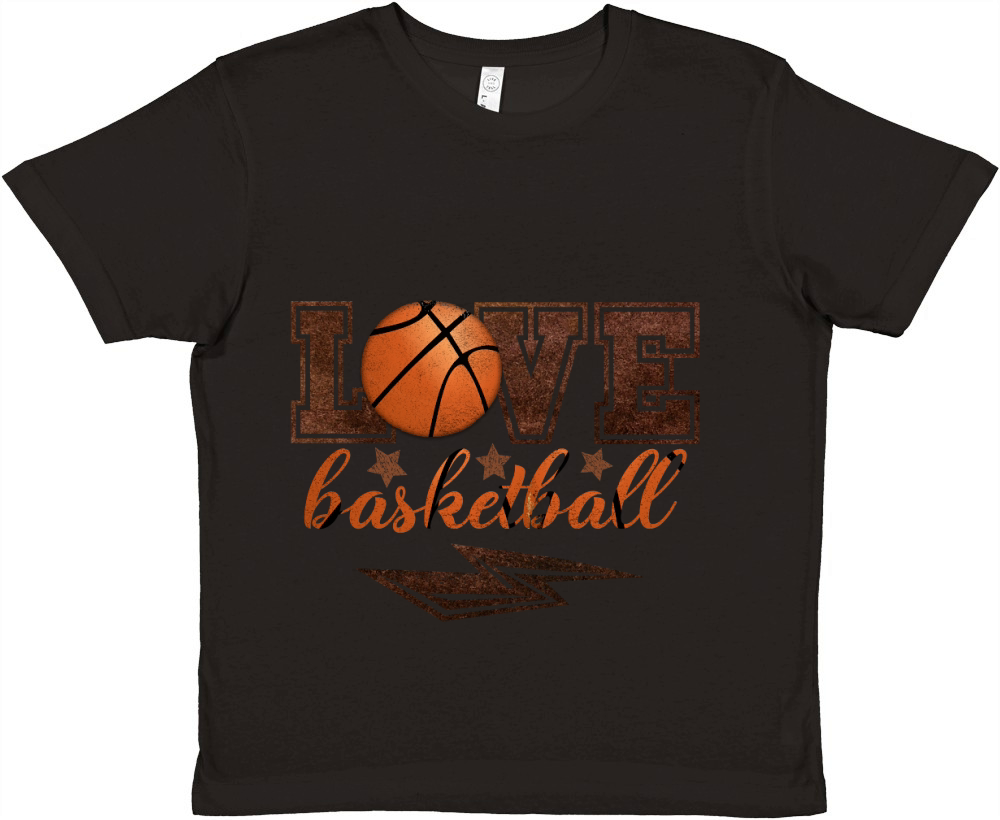 Love basketball  ball 02 Premium Kids Crewneck T-shirt