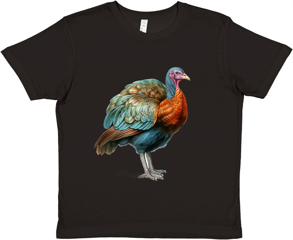 Thanksgiving Funny Turkey 24 Premium Kids Crewneck T-shirt