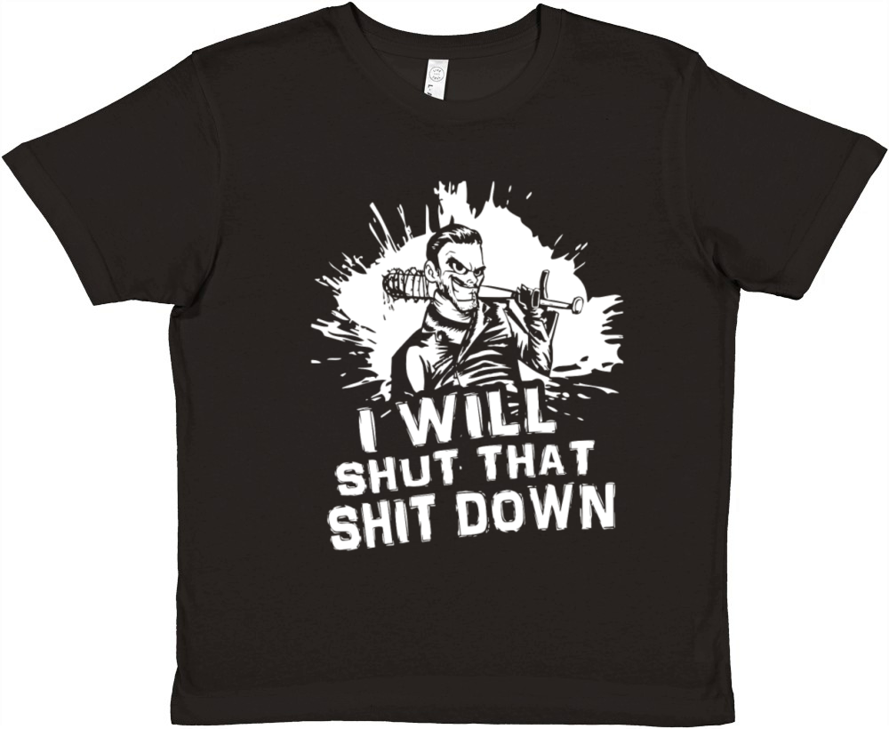 The Walking Zombie Quote Premium Kids Crewneck T-shirt