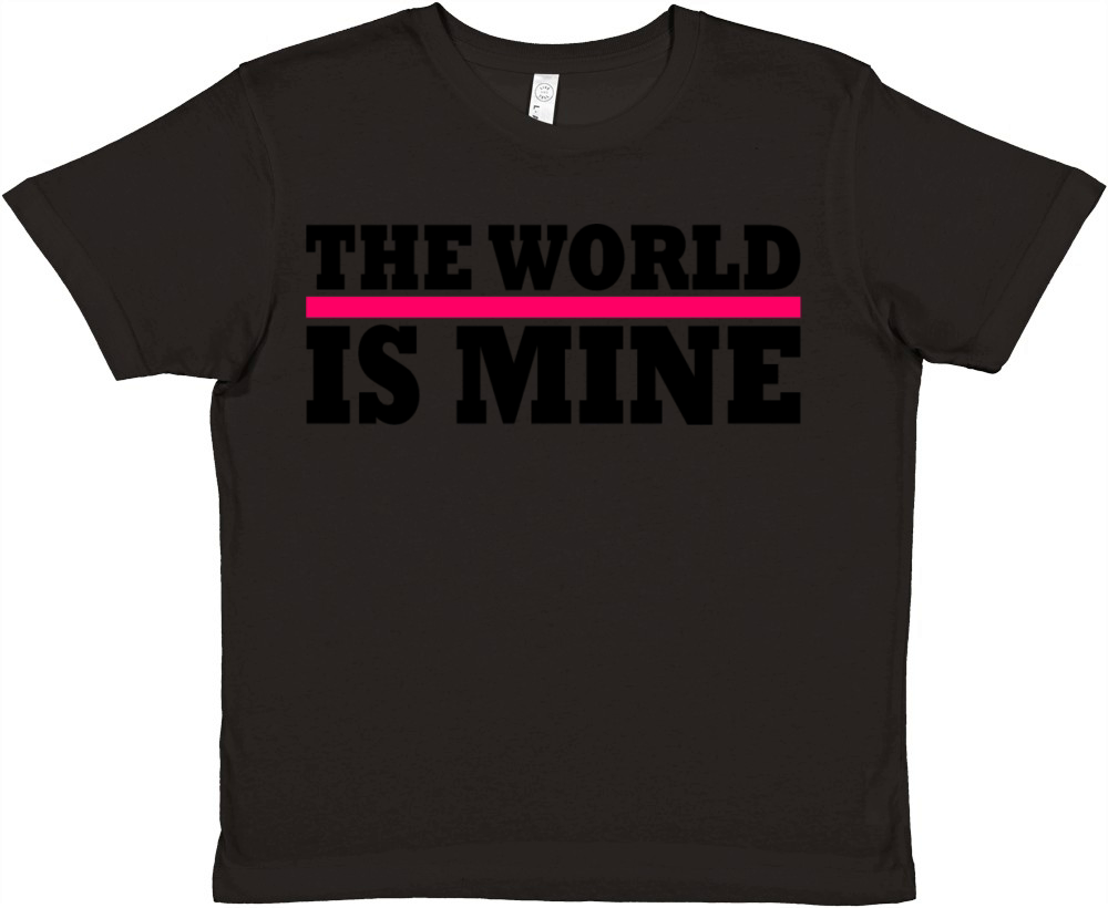 The world is mine Premium Kids Crewneck T-shirt